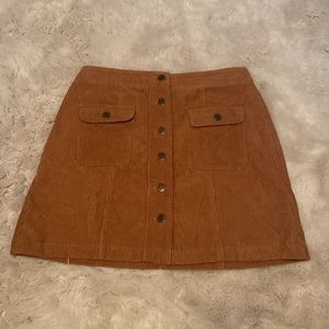 Corduroy skirt